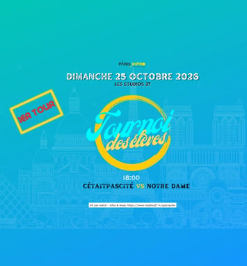 Tournoi élèves 1er tour Cétaitpascité vs Notre Dame