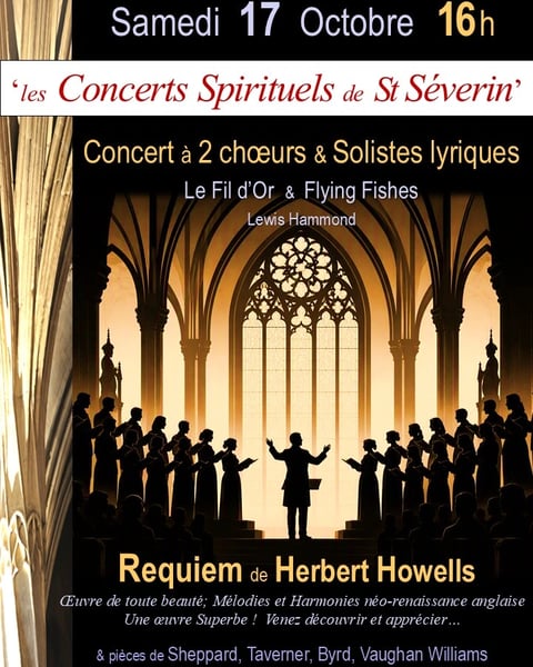 Concert à 2 chœurs & solistes lyriques