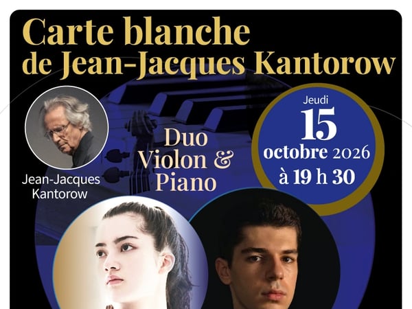 Carte Blanche de Jean-Jacques Kantorow : Marie-Aude Melliès et Ilan Zajtmann
