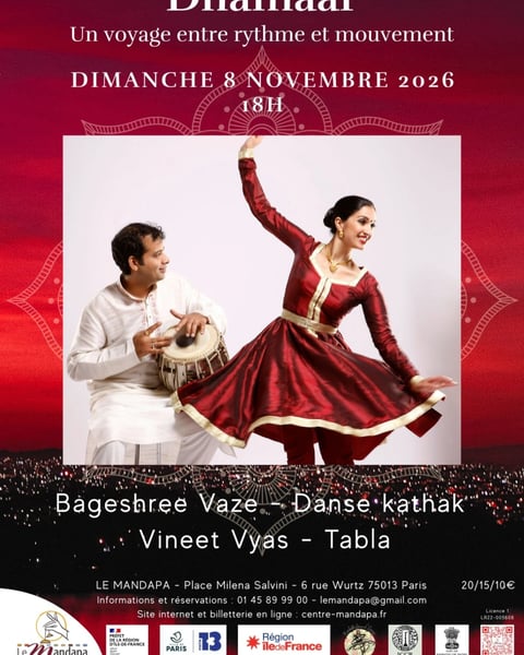 Dhamaar, Un voyage entre rythme et mouvement