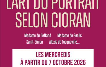 Fabrice Luchini, L'Art du portrait selon Cioran