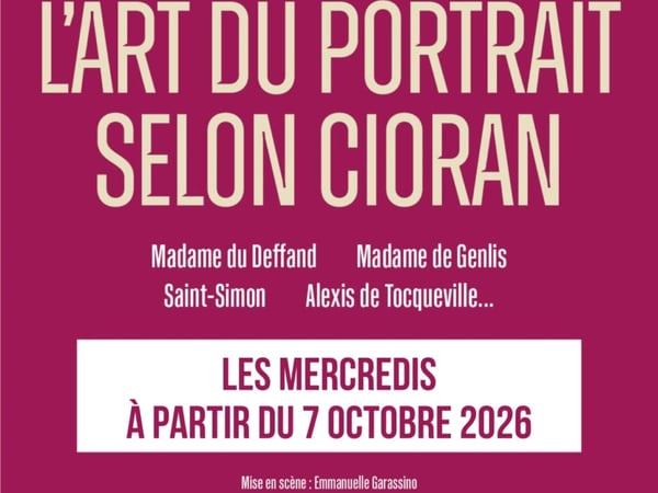 Fabrice Luchini, L'Art du portrait selon Cioran