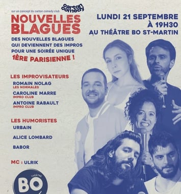 Nouvelles Blagues par Carton Comedy