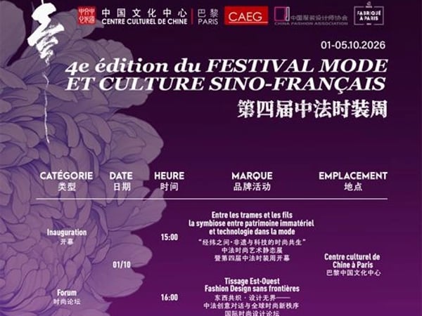 Exposition sur l'art sino-français de la mode