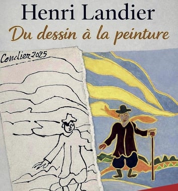 Henri Landier : du dessin à la peinture