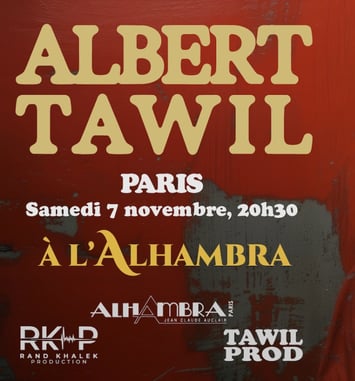 Albert Tawil en concert à l’Alhambra