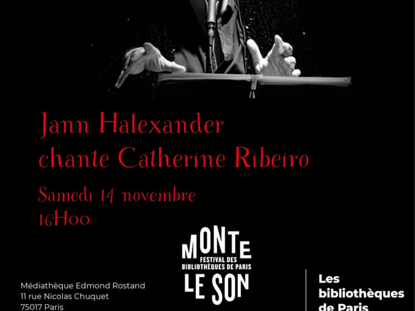Jann Halexander chante Catherine Ribeiro Concert ÂmeS Debout