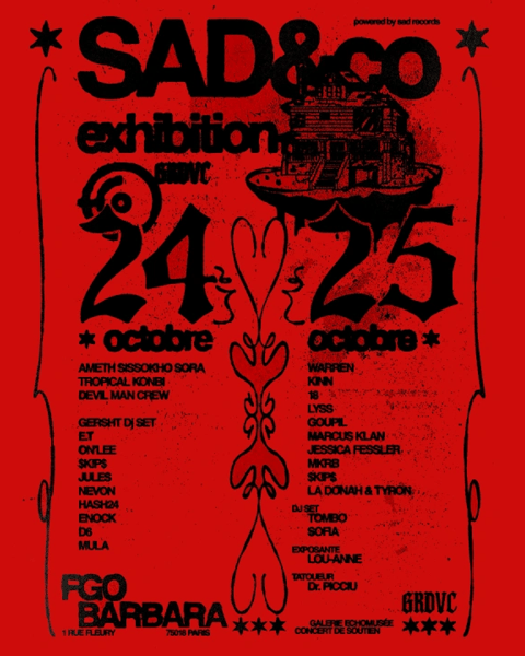 Concert de soutien Rap session Sad et Co Tropical Kombi Amhet Sissokho