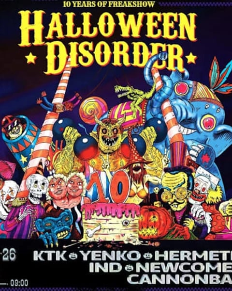 Disorder Halloween: KTK, Yenkov, Hermeth, IND and More