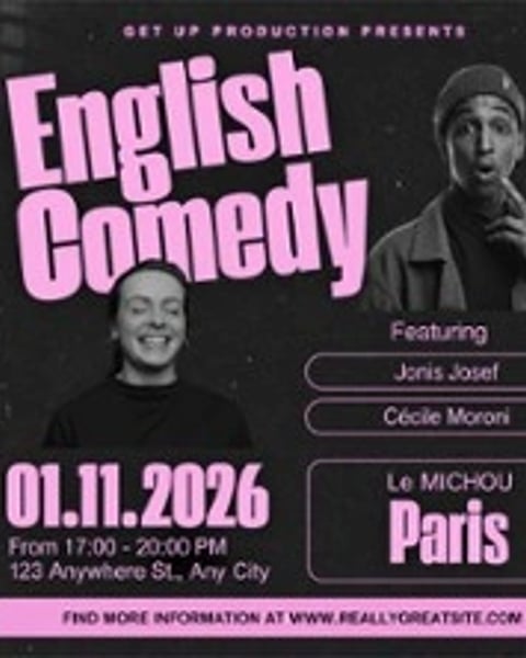 English Comedy feat Cécile Moroni et Jonis Josef