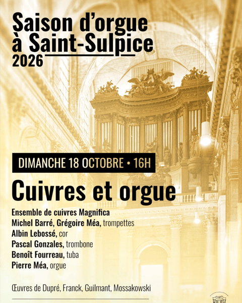 Concert du Quintette Magnifica et Orgue
