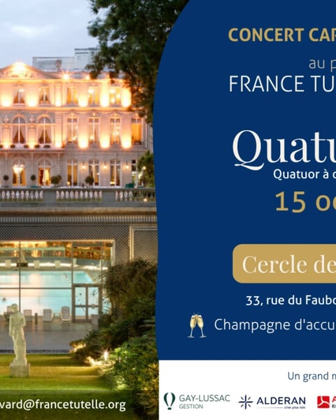 Concert caritatif du Quatuor Girard au Cercle de l’Union Interalliée