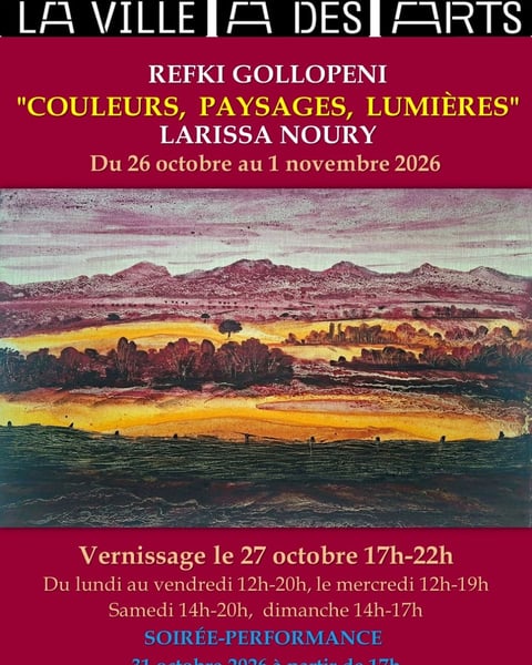 Couleurs, paysages, lumières : Refki Gollopeni - Larissa Noury