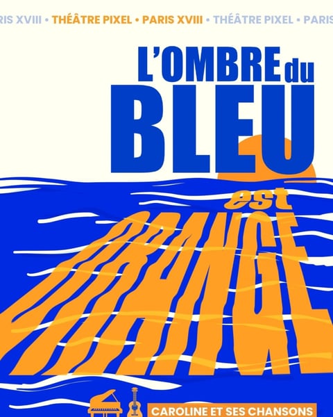 L'ombre du bleu est orange