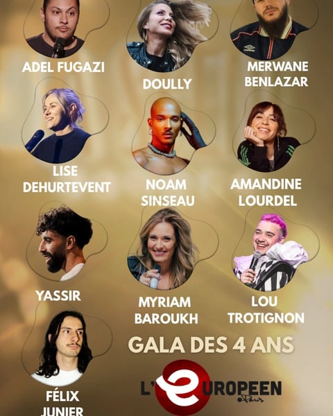 Gala 4 ans de La Scène Barbès à l'Européen