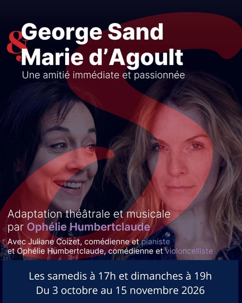George Sand & Marie d'Agoult : une amitié immédiate et passionnée