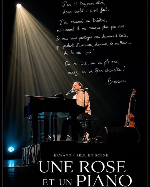 Une rose et un piano