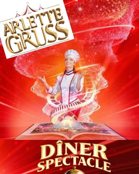 Dîner-spectacle sous le chapiteau Arlette Gruss à Paris