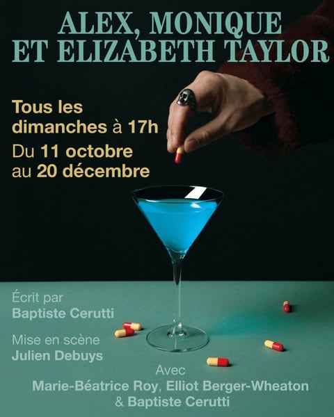 Alex, Monique et Elizabeth Taylor