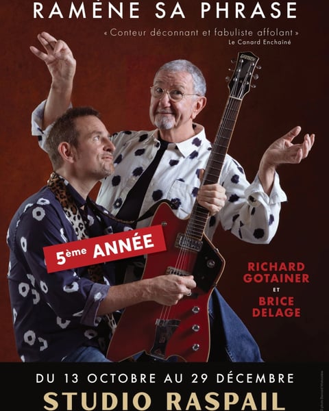 Richard Gotainer dans Gotainer ramène sa phrase