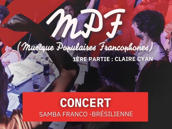 MPF (Musique Populaires Francophones) · 1ère partie : Claire Cyan