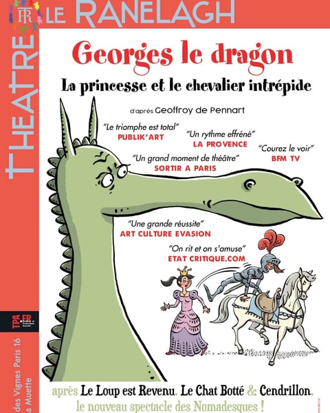 Georges le Dragon, la princesse et le chevalier intrépide