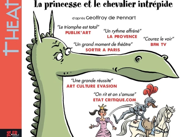 Georges le Dragon, la princesse et le chevalier intrépide