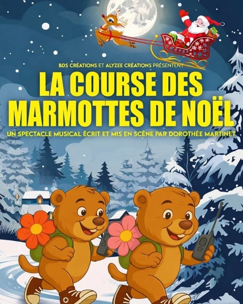 La course des marmottes de Noël