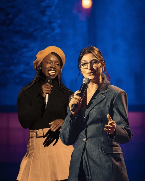 Lala Sagna et Imen Lahmar