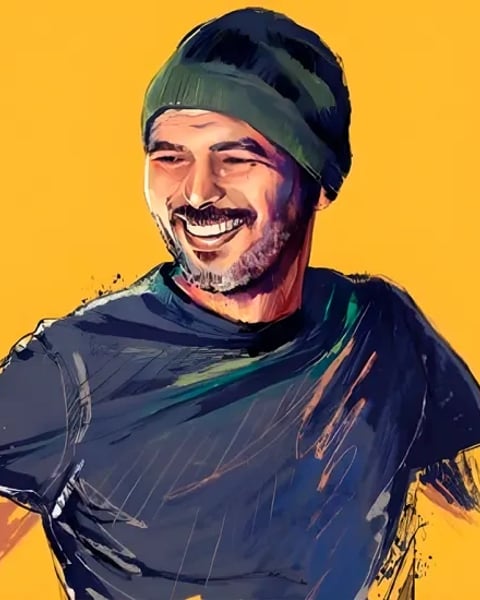 Lotfi Abdelli dans Au-delà des mots au Théâtre BO Saint-Martin