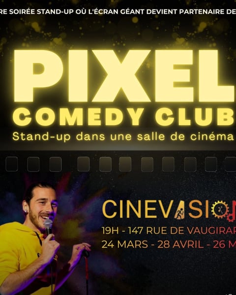 Pixel Comedy Club - Stand up avec l'écran de cinéma