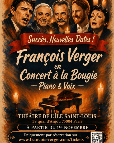 François Verger en concert à la bougie