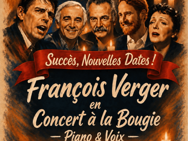 François Verger en concert à la bougie