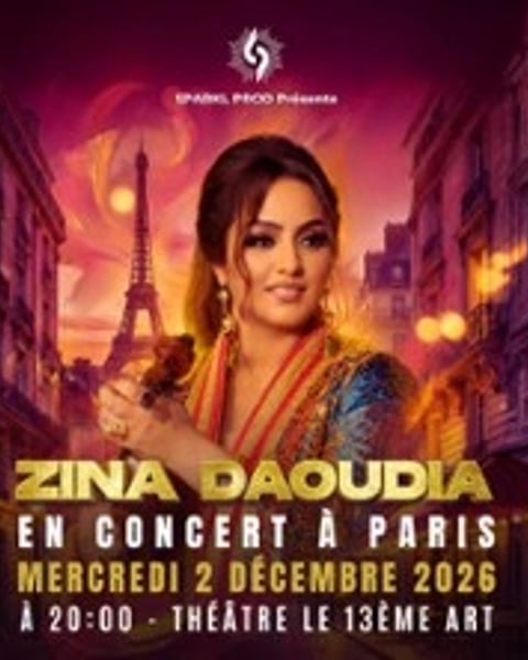 Zina Daoudia de retour à Paris !