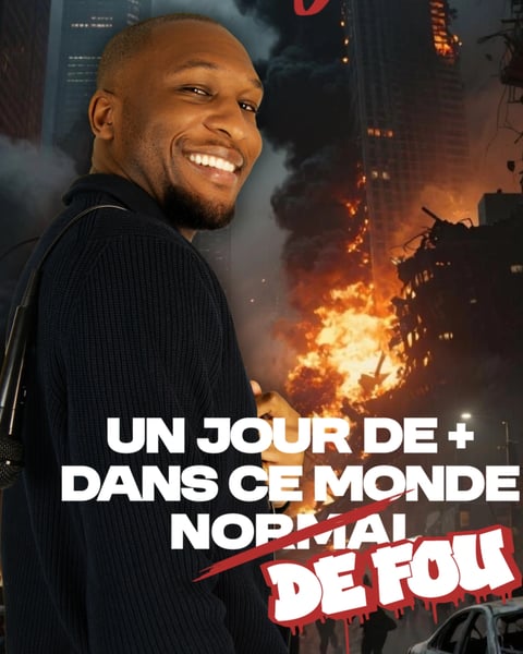 Abou Foley dans Un jour de + dans ce monde de fou !