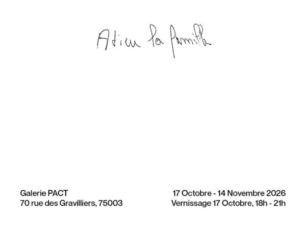 Amélie Bigard, Adieu La Famille