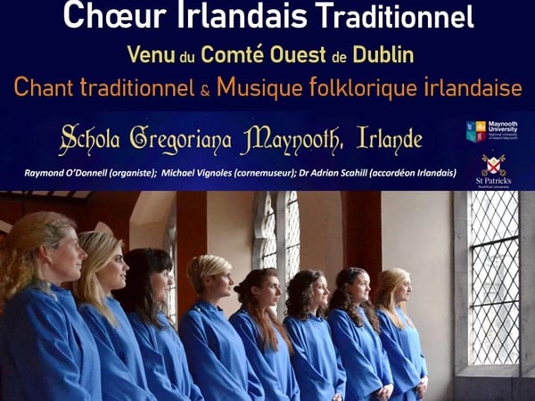 Grand concert du chœur traditionnel irlandais Schola Gregoriana Maynooth
