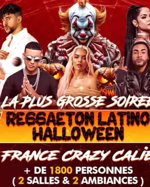 La Plus Grande Soirée Reggaeton Halloween Latino De France