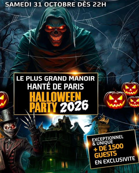 Bridge le plus grand manoir hanté Halloween de Paris +2500m²