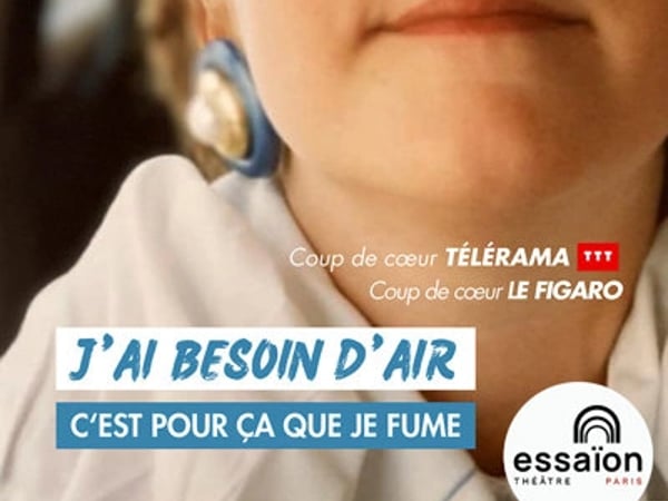 Clémence de Vimal dans J'ai besoin d'air, c'est pour ça que je fume