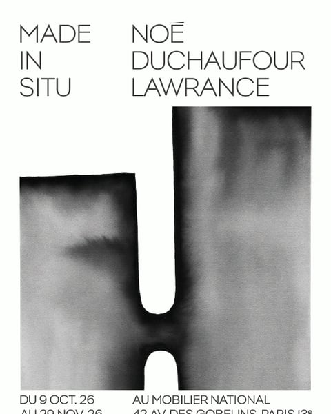Noé Duchaufour-Lawrance, Made In Situ