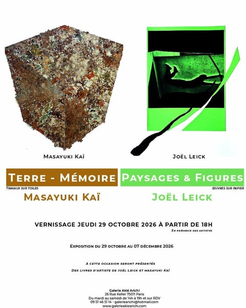 Terre, Mémoire / Paysages & Figures : Masayuki Kaï, Joël Leick