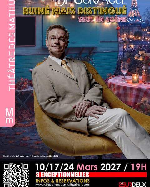 Amaury de Gonzague, Ruiné mais distingué