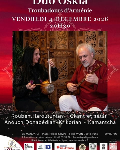 Duo Oskia  - Troubadours d'Arménie