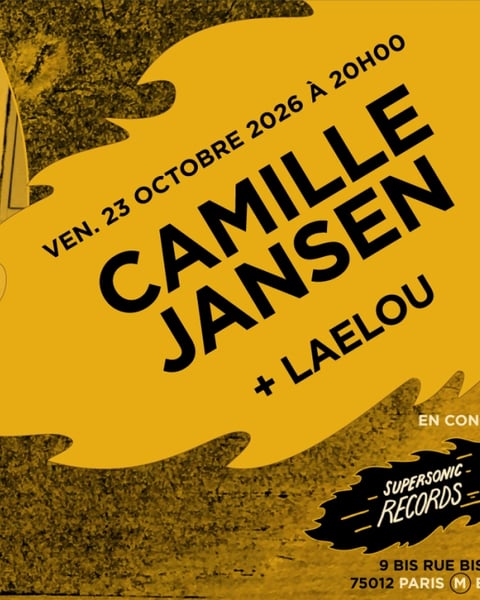Camille Jansen + Laelou en concert à Paris !