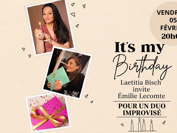 It’s my birthday avec Émilie Lecomte
