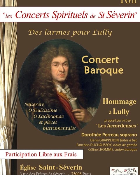 Hommage à Lully, soprano et trio baroque