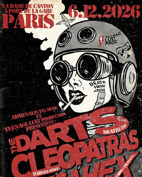 The Darts x The Cleopatras x Megahex