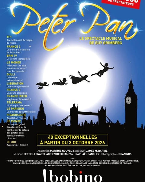 Peter Pan, le spectacle musical
