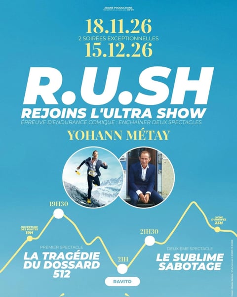 R.U.SH Rejoint L'Ultra Show de Yohann Métay